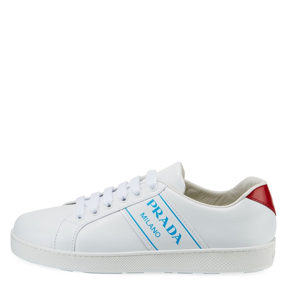 PRADA sneakers 👟✨Blue Logo Low Top sneakers